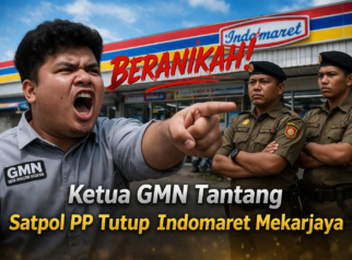 GMN desak Satpol PP untuk menutup Indomaret Mekarjaya.